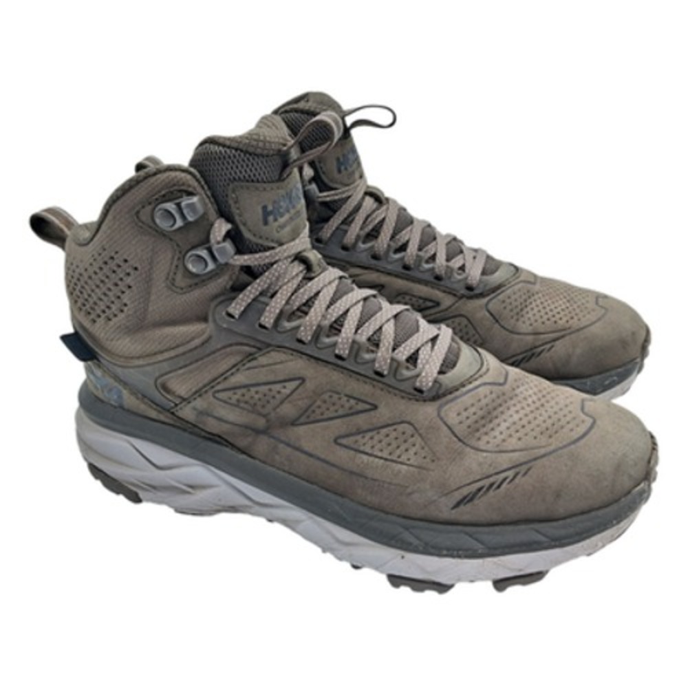 Hoka One One Women's Taupe/Gray High-Top Athletic Sneakers